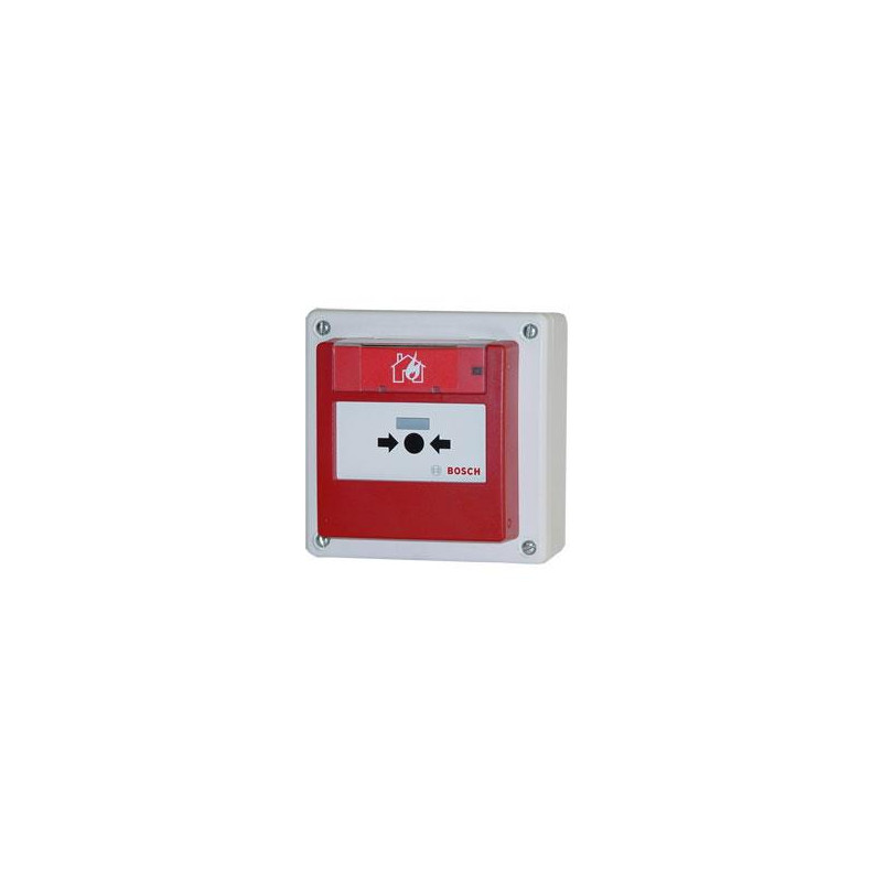 Pulsador Manual con Vidrio LSNi IP67 Uso Exterior Rojo - FMC-420RW-HSRRD BOSCH - 1