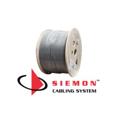 Cable F/UTP Cat 6A CM Gris de 305 metros: Solución Confiable para Cableado Estructurado - Siemon - 19SC9A6M4-A5 Siemon - 2
