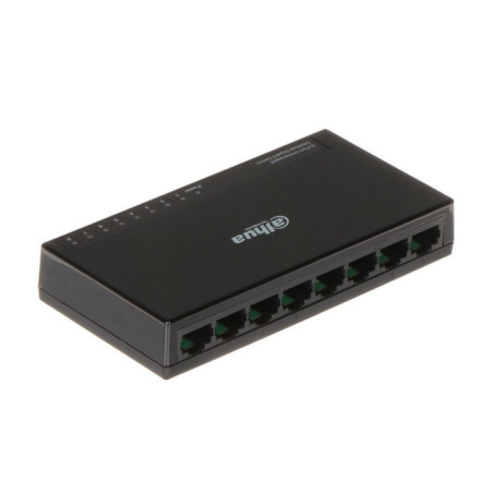 Switch Dahua Giga No Administrable 8 puertos 10/100/1000 - DH-PFS3008-8GT-L Dahua - 1