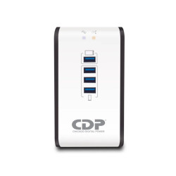 Regulador CDP de Voltaje CDP, 1000VA/500W 8 Tomas de Salida Puerto USB - R2CU-AVR1008 cdp - 1