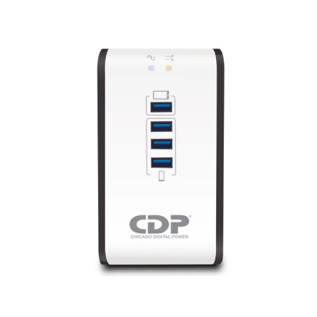 Regulador CDP de Voltaje CDP, 1000VA/500W 8 Tomas de Salida Puerto USB - R2CU-AVR1008 cdp - 1