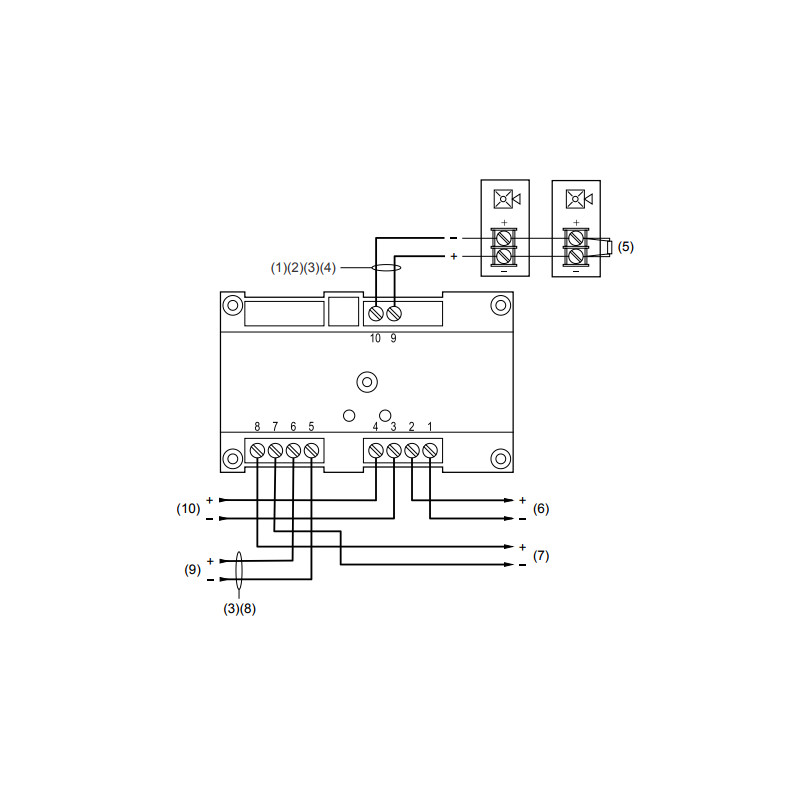 Modulo de control de una salida clase B compatible paneles VS y VM - GSA-CC1 EDWARDS - 2