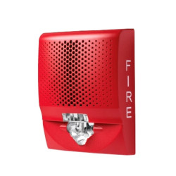 GRSW-1 Altavoz de pared - luz estroboscópica 15-110cd rojo marca de FIRE - G4SVRF EDWARDS - 1