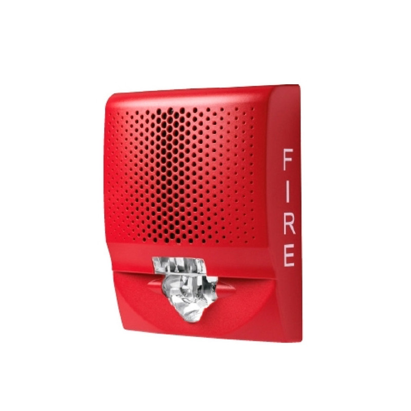 GRSW-1 Altavoz de pared - luz estroboscópica 15-110cd rojo marca de FIRE - G4SVRF EDWARDS - 1