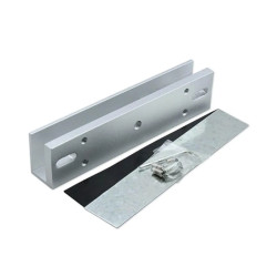 Montaje en U para puerta de vidrio compatible con Electroimán MAG350S - BU350S AccessPro - 2