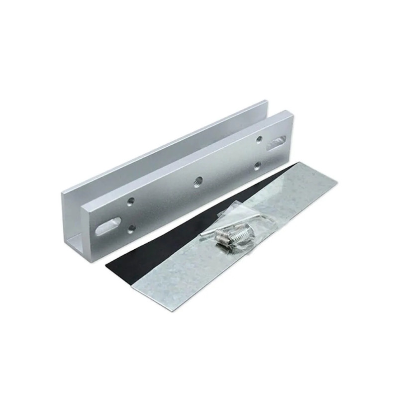 Montaje en U para puerta de vidrio compatible con Electroimán MAG350S - BU350S AccessPro - 2
