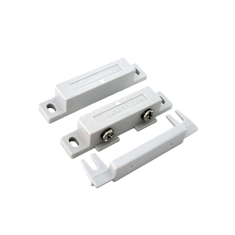 Contacto magnético con terminales de tornillo y cubierta, blanco ¾ "Gap - SM-200Q/W Seco-Larm - 1