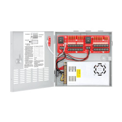 Fuente de alimentación CCTV conmutada de 12 V CC - 18 salidas - 30 Amp - PC-U1830-PULQ Seco-Larm - 1