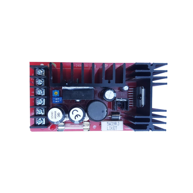 Fuente de Alimentación - Cargador Proporciona una salida regulada de 6 12 o 24 VCC a 4 Amp continuos y 5 Amp pico - ST-2406-5AQ 