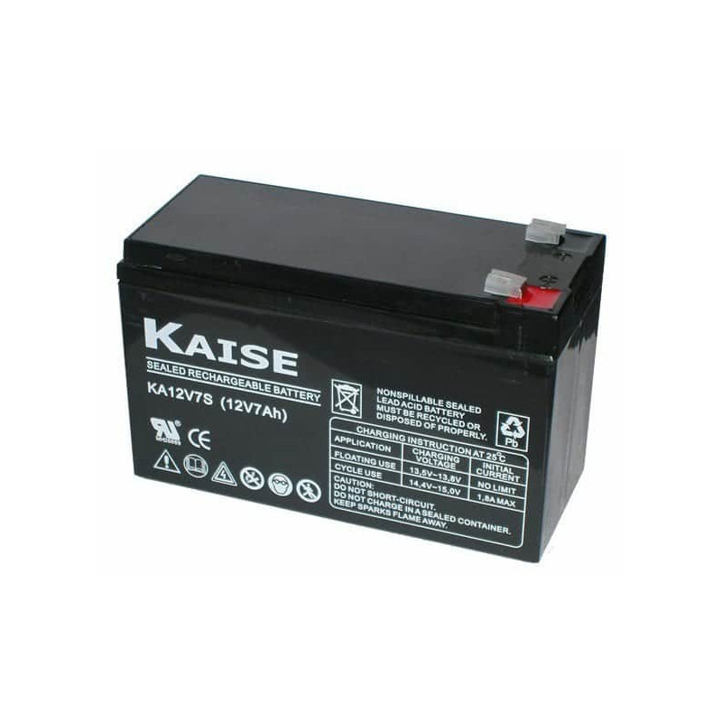 Batería KAISE 12 V - 7Amp - KB1270  - 1