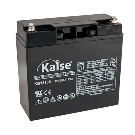 KAISE Batería 12 V - 18Amp - KB12180 Kaise - 1