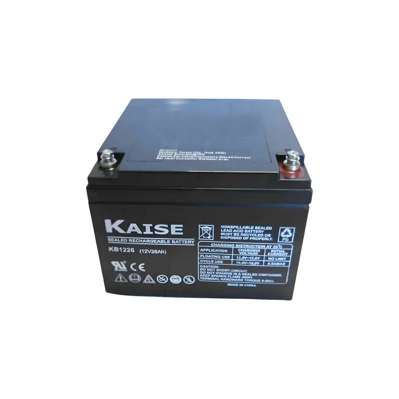 Batería VRLA 12V - 26Ah KAISE - KB12260 Kaise - 1
