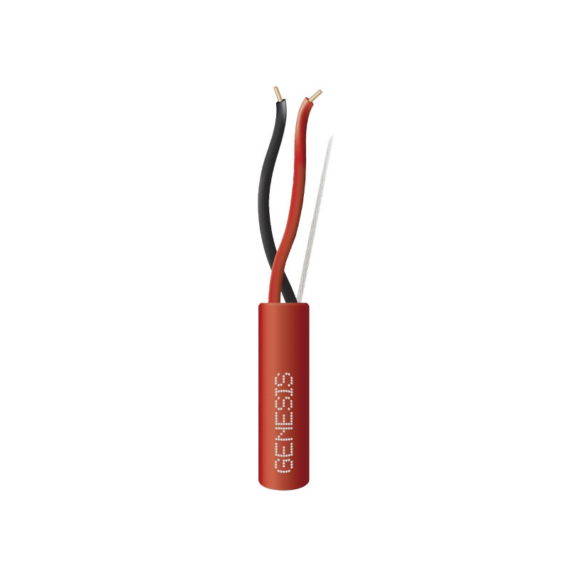 2 conductores, tipo FPLR sin blindar, de color rojo - 305 metros de cable, 18 AWG - 43061104 Honeywell - 1