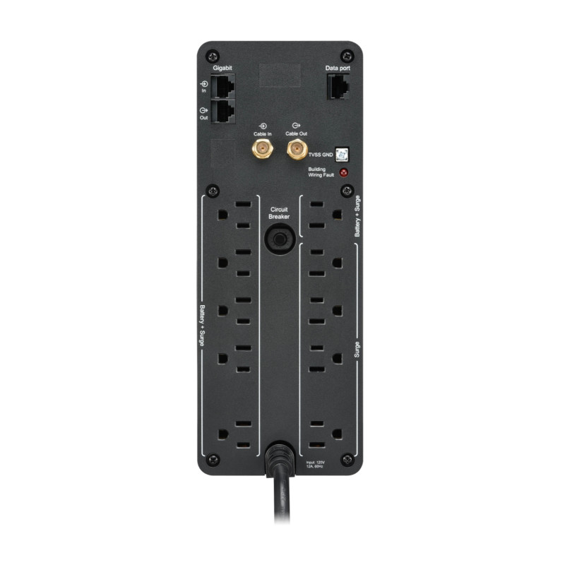UPS PRO BR 1100 VA, 10 tomas de salida, 2 puertos USB de carga, AVR - BR1100M2-LM APC - 1