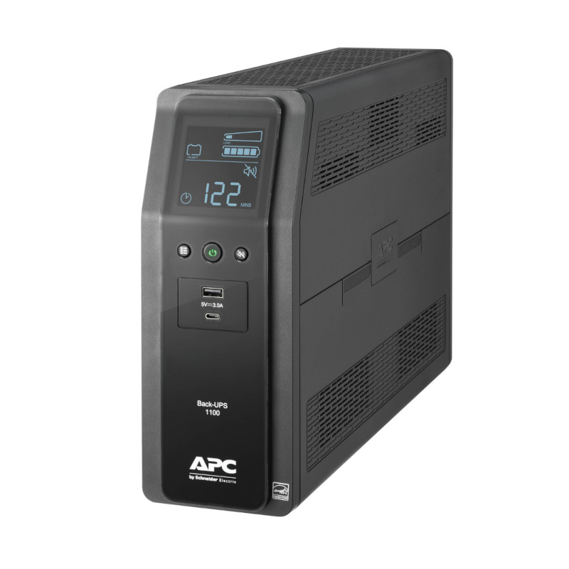 UPS PRO BR 1100 VA, 10 tomas de salida, 2 puertos USB de carga, AVR - BR1100M2-LM APC - 2