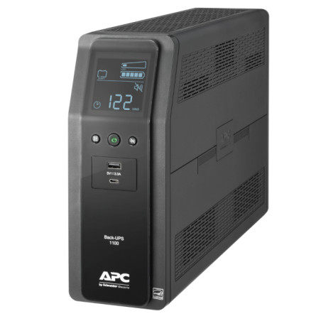 UPS PRO BR 1100 VA, 10 tomas de salida, 2 puertos USB de carga, AVR - BR1100M2-LM APC - 2