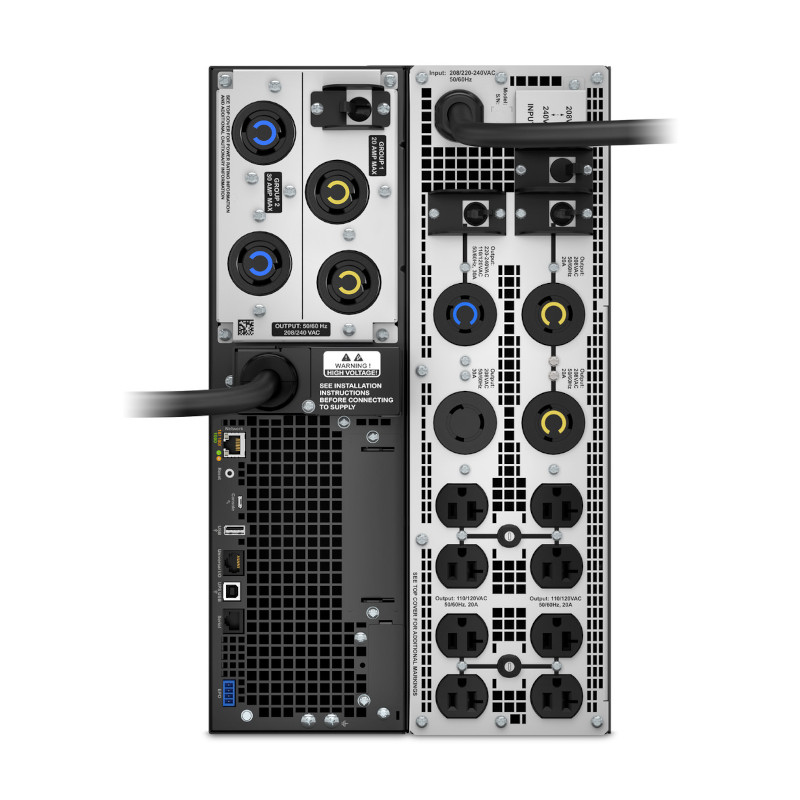 Potencia y protege - APC Smart-UPS SRT 5000VA con entrada de 208/240V - SRT5KXLT-5KTF APC - 3