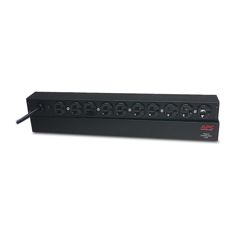 Unidad PDU para rack básica de 1 U, 15A, 120 V, (10) 5-15  - AP9562 APC - 1