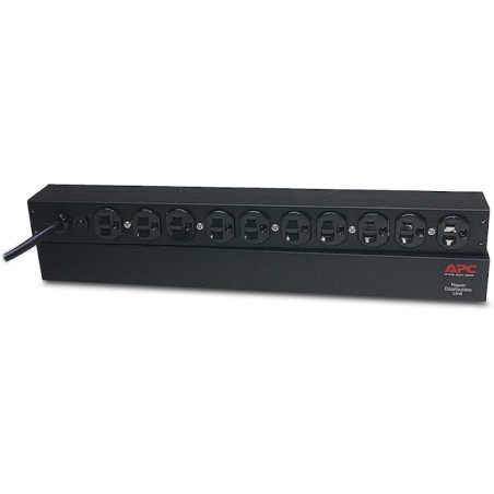 Unidad PDU para rack básica de 1 U, 15A, 120 V, (10) 5-15  - AP9562 APC - 1