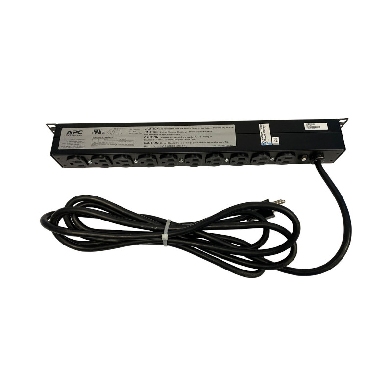 Unidad PDU para rack básica de 1 U, 15A, 120 V, (10) 5-15  - AP9562 APC - 2