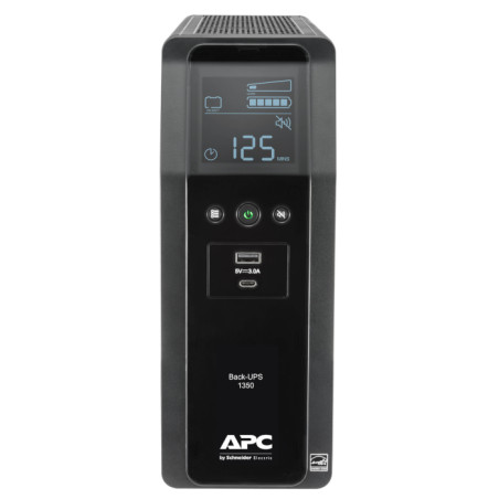 UPS PRO BR 1350 VA, 10 tomas de salida, 2 puertos USB de carga, AVR - BR1350M2-LM APC - 2
