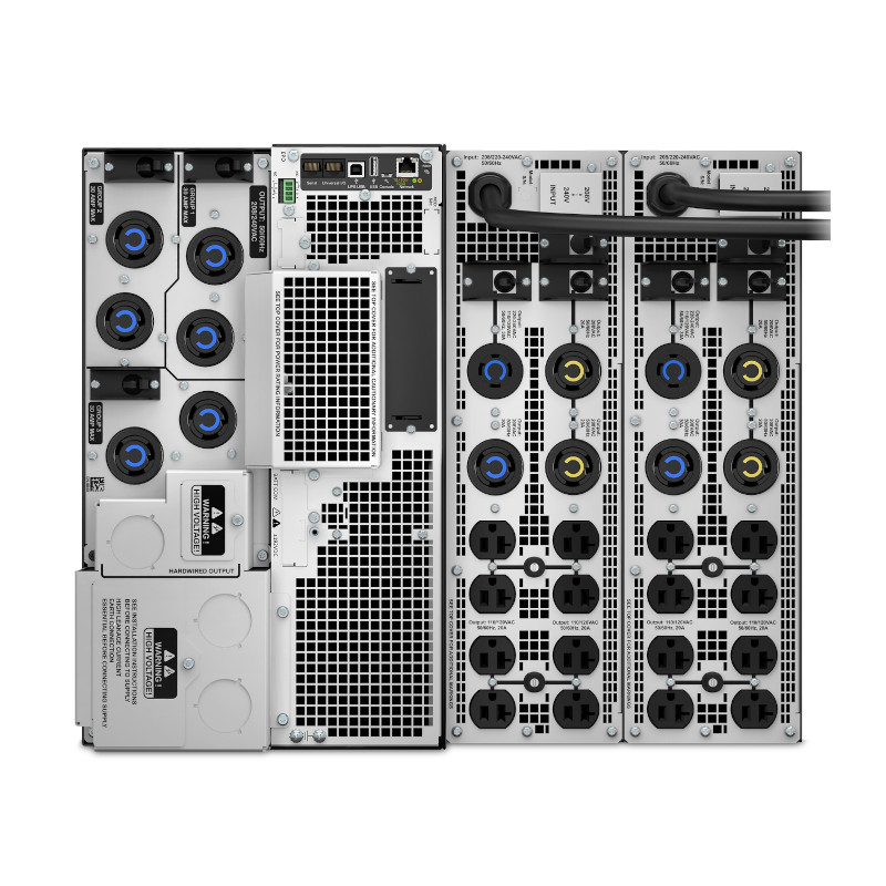 Unidad Smart-UPS SRT de APC, 10 kVA con 2 transformadores reductores de 5 kVA, de 208/240 V a 120 V - SRT10KXLT-5KTF2 APC - 3