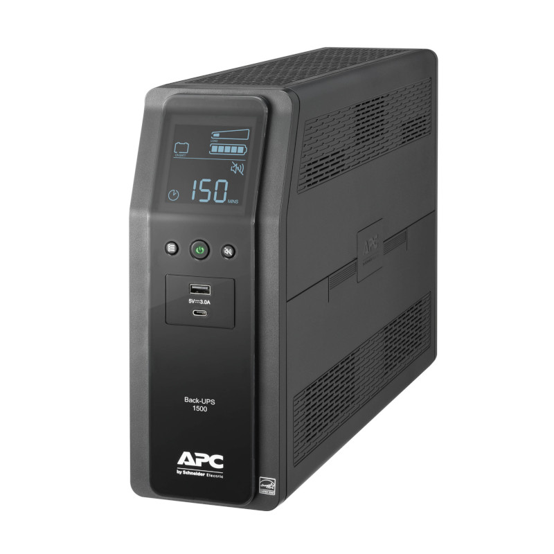 UPS PRO BR 1500 VA, 10 tomas de salida, 2 puertos USB de carga, AVR - BR1500M2-LM APC - 1