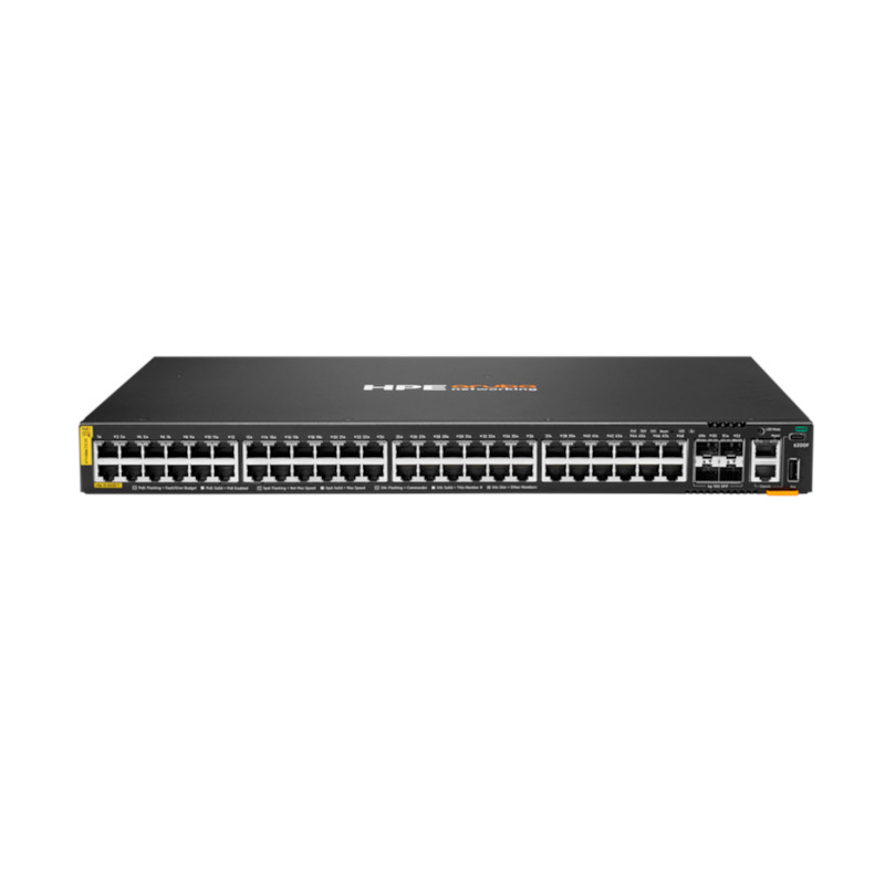 HPE Aruba Networking CX 6200F 48G Class-4 PoE 4SFP+ 370W Switch (JL727B) Aruba - 1