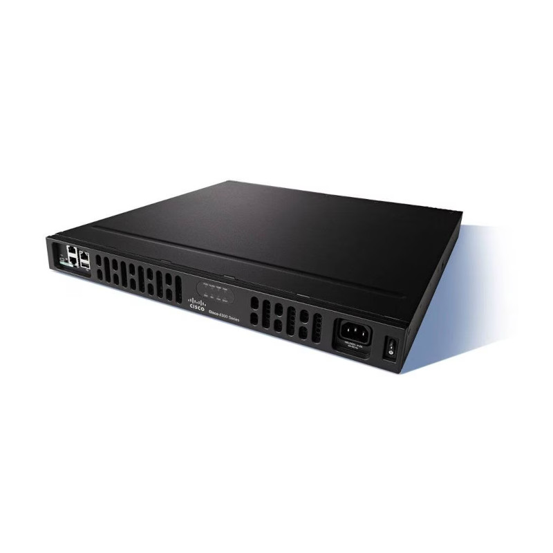 Cisco 4000 4331 Router - 3 Puertos - 2 RJ-45 Port(s) - Puerto de gestión - 6 - 4GB - Gigabit Ethernet - 1U - ISR4331/K9 Cisco - 