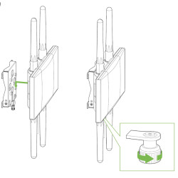 Punto de acceso - Exterior MR76 Banda dual IEEE 802.11 a/b/g/n/ac/ax 1.70Gbit/s - 2.40GHz, 5GHz - 4 x Antena(s)  - MR76-HW Cisco