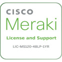 Suscripción de licencia  Cisco Meraki Enterprise License - 1Año - LIC-MS120-48LP-1YR Cisco - 1