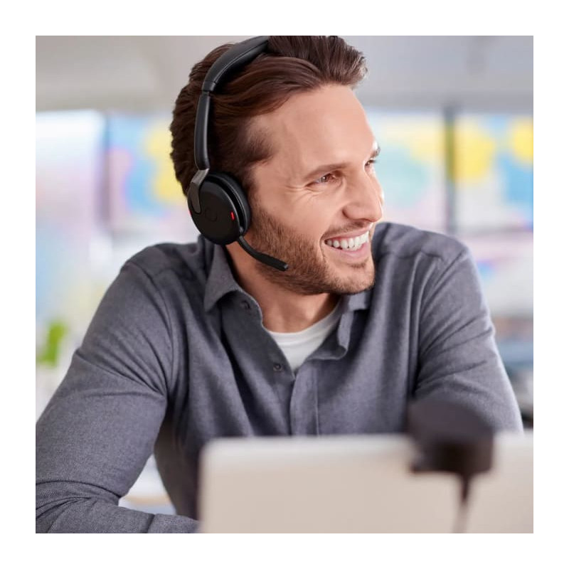 Auriculares Evolve2 65 Flex Inalámbrico Estéreo - Binaural - Supra-aural - 3000cm - Bluetooth - 26699-989-999 Jabra - 3
