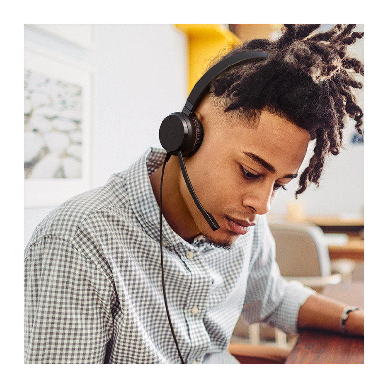 Auriculares Jabra Evolve 20 Cableado Estéreo - Negro - 4999-823-169 Jabra - 2