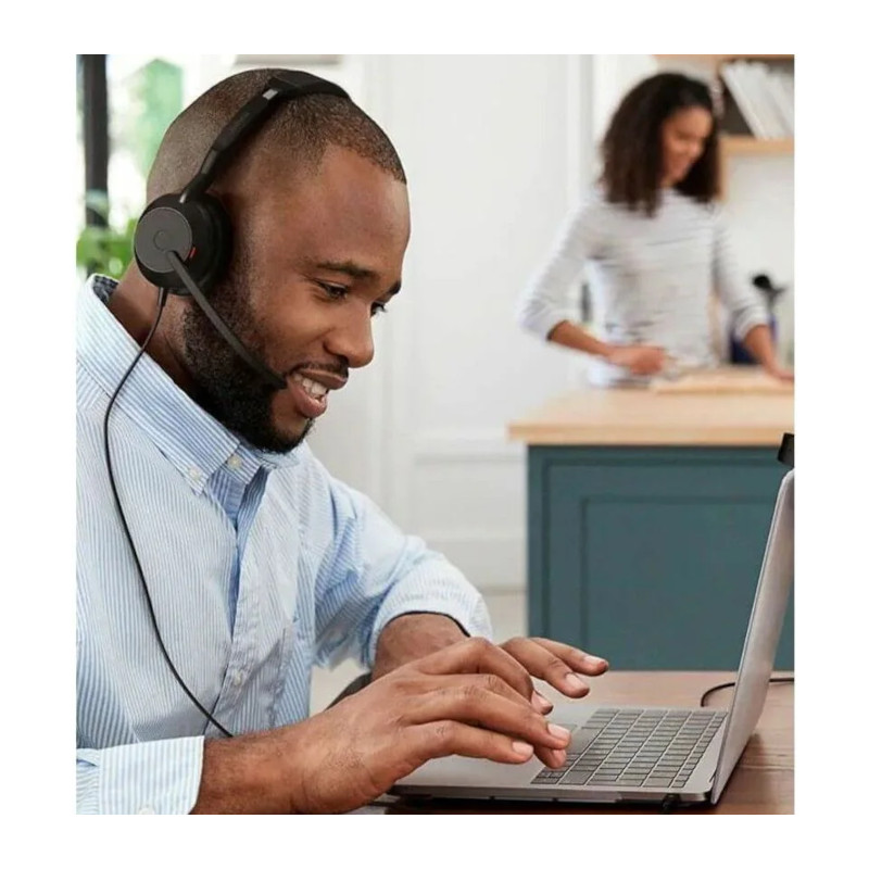 Auriculares Jabra Evolve2 50 con cable - Certificación Microsoft Teams - Binaural - Supra-aural - 25089-999-799 Jabra - 2
