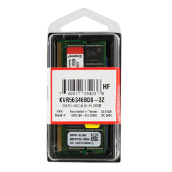 Módulo RAM Kingston para Portátil - 32GB - DDR5-5600/PC5-44800 - KVR56S46BD8-32 Kingston - 2