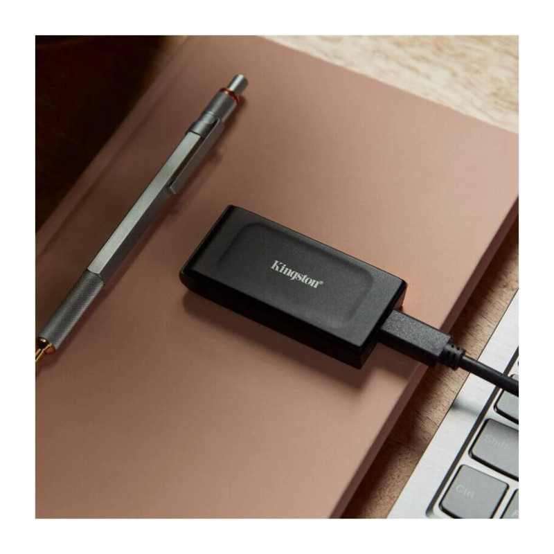 Unidad de estado sólido Pórtatil Kingston XS1000 SXS1000/2000G - Externo - 2TB - Negro - SXS1000/2000G Kingston - 2
