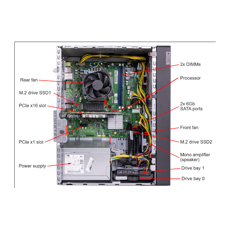 Lenovo Servidor Lenovo ThinkSystem ST45 V3 7DH4A00GLA Lenovo - 2