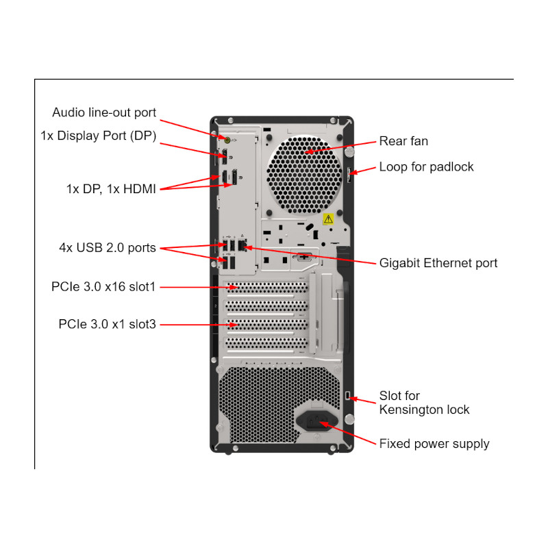 Lenovo Servidor Lenovo ThinkSystem ST45 V3 7DH4A00GLA Lenovo - 3