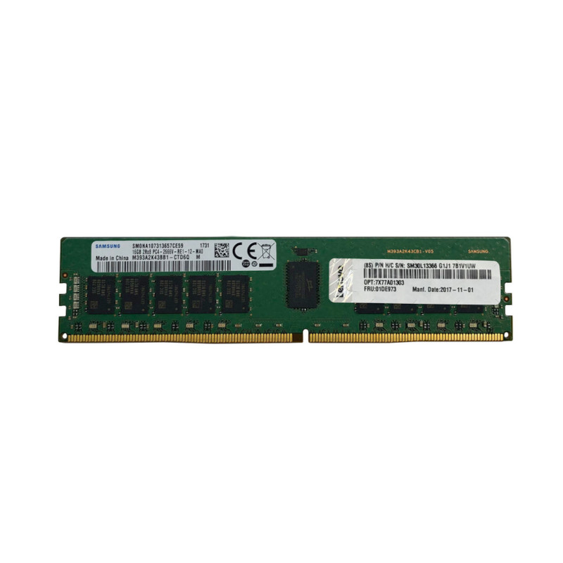 Módulo RAM Lenovo - 32GB - DDR4-3200/PC4-25600 DDR4 SDRAM - 3200MHz - 4X77A08633 Lenovo - 1
