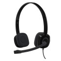 Auriculares Logitech H151 Estéreo - Negro - Supra-aural - 22Ohm - 20Hz a 20kHz - 981-000587 Logitech - 1