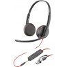 Auriculares Poly Blackwire 3225 Estéreo - Negro - Binaural - Supra-aural - 32Ohm - 8X229A6 Poly - 1