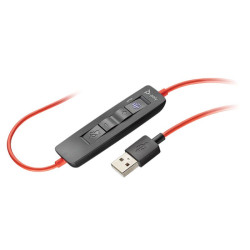 Auricular Poly Blackwire 3210 Monaural USB-C +USB-C/A Adapter (Bulk), micrófono de reducción de ruido - 8X214A6 Poly - 2