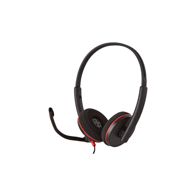 Auricular Poly Blackwire 3220 Stereo USB-C - micrófono de reducción de ruido - 8X228A6 Poly - 3