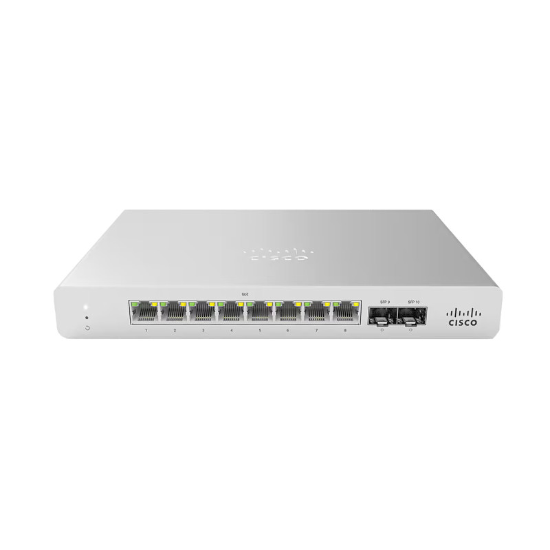 Cisco Meraki MS120 MS120-8FP 8 Puertos - Gigabit Ethernet - 2 Capa - MS120-8FP-HW Cisco - 1