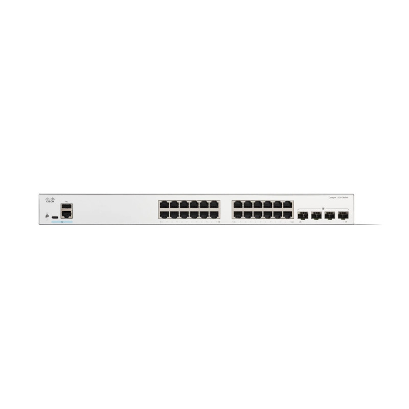 Catalyst 1200 C1200-24T-4G 24  Ethernet - 10/100/1000Base-T, 10GBase-X - 3 Capa - C1200-24T-4G Cisco - 2