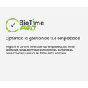 Licencia Biotime - ZKBT-Dev-P3-E100-12 meses - para 3 Dispositivos - 100 Empleados y 5APP zkteco - 1
