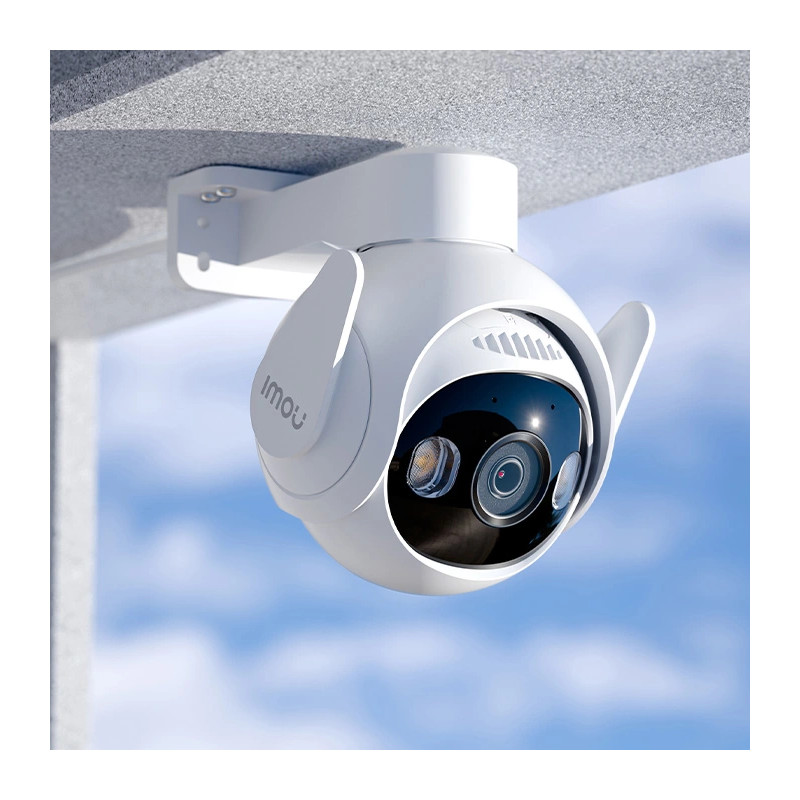Cámara Exterior Inteligente Cruiser2 - 3MP con Visión Nocturna, Detección AI y Monitoreo Panorámico Wi-Fi - CRUSIER 2 Imou - 2