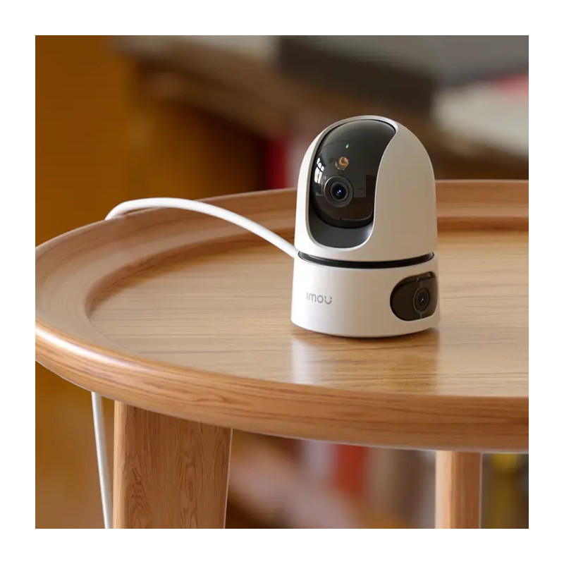 Cámara de Seguridad Wi-Fi con Lentes Dual 3MP, Visión Nocturna, Detección Inteligente y Pan & Tilt Panorámico - Ranger PT Imou -