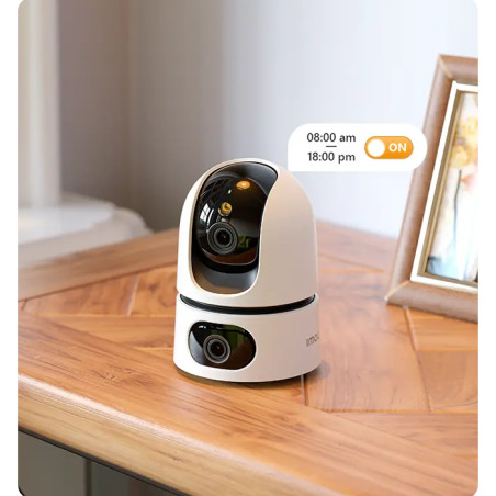 Cámara de Seguridad Wi-Fi con Lentes Dual 3MP, Visión Nocturna, Detección Inteligente y Pan & Tilt Panorámico - Ranger PT Imou -