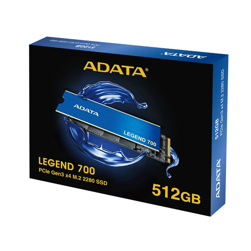 Unidad de estado sólido Adata LEGEND 710 ALEG-710-1TCS - M.2 2280 Interno - 1TB - PCI Express NVMe Adata - 2